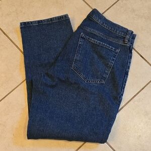 Banana Republic Women's Straight Jeans in Dark Indigo